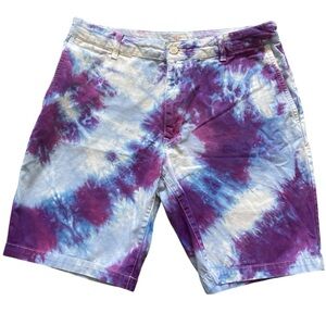 Upcycled Tie Dye Shorts